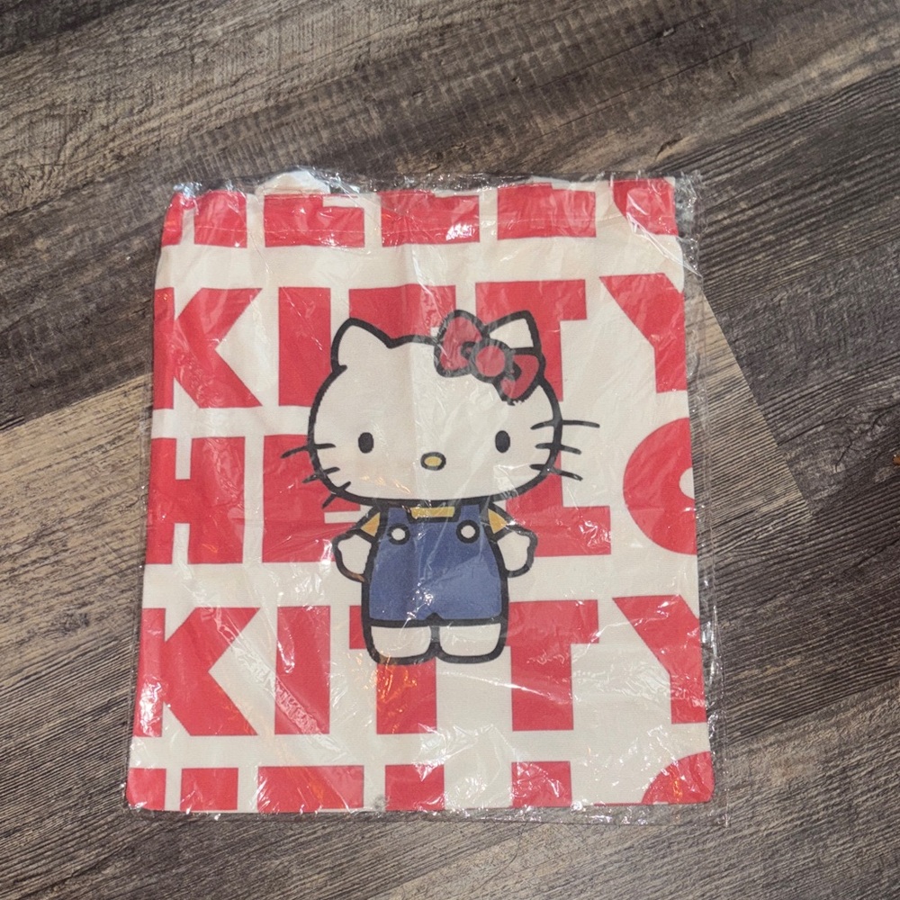 NWT Hello Kitty Tote Bag with Red and White Design